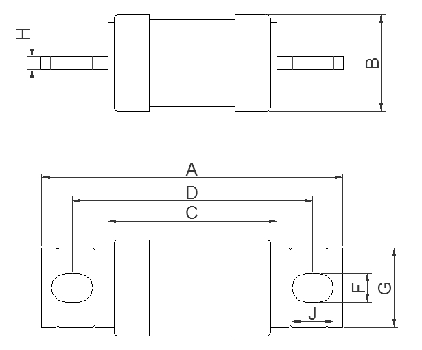 Fusible des véhicules à moteur en céramique à haute tension de la Chine EV
