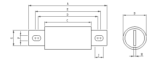 Fusible de Dissmann HEV pour les fusibles des véhicules à moteur à forte intensité DC1000V de véhicule électrique