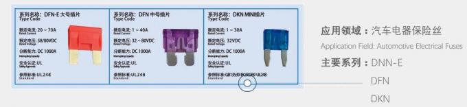Fusible des véhicules à moteur de lame de DC80V 60Amp pour le véhicule électrique et le module de communication 5G
