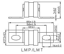 Dissmann fusibles standard britanniques de rupture de fusible de capacité de série du fusible BS88 de C.C de 400 ampères hauts