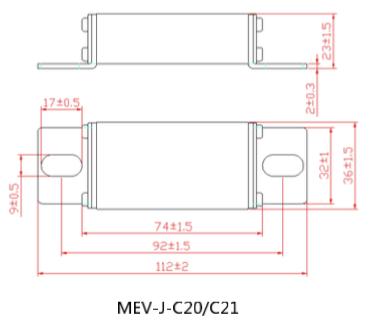 Les fusibles des véhicules à moteur en céramique de fusible de Dissmann MEV-J 1000VDC pour le chargeur d'EV ont fait en Chine