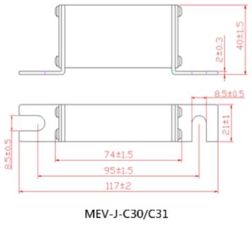 Les fusibles des véhicules à moteur en céramique de fusible de Dissmann MEV-J 1000VDC pour le chargeur d'EV ont fait en Chine