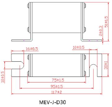Les fusibles des véhicules à moteur en céramique de fusible de Dissmann MEV-J 1000VDC pour le chargeur d'EV ont fait en Chine