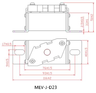 Les fusibles des véhicules à moteur en céramique de fusible de Dissmann MEV-J 1000VDC pour le chargeur d'EV ont fait en Chine