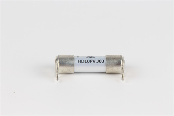 L'UL HD10D.J03 à haute tension de fusible en céramique du bâti 10x38mm de plat de soudure a certifié