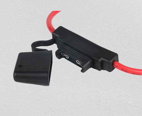 Support noir de fusible de bâti de panneau de 30 ampères, supports intégrés des véhicules à moteur de fusible