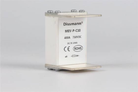 UL fusible de C.C de 400 ampères, fusible carré européen de protection blanche de l'AR