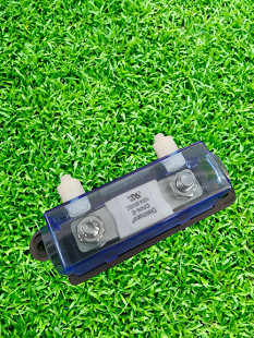Boulon de Maga sur le type plat terminal bleu base de taille moyenne de bloc de fusible de fusible