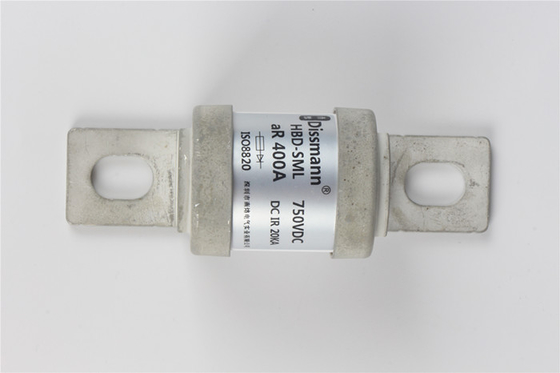 Fusible de protection de semi-conducteur de tuyau de fibre, fusible BS88 en céramique de DC750V 400Amp