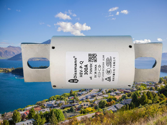 Conçu pour le fusible à haute tension de pile de remplissage d'EV, utilisation en céramique blanche de fusible sur l'ESS