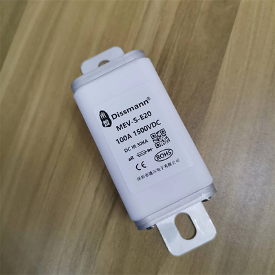 Fusible en céramique de système de stockage d'énergie de DC1000V, fusible à haute tension de MEV