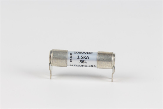 L'UL HD10D.J03 à haute tension de fusible en céramique du bâti 10x38mm de plat de soudure a certifié