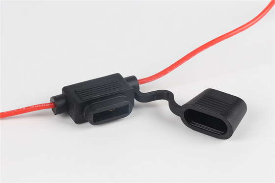 Support noir de fusible de bâti de panneau de 30 ampères, supports intégrés des véhicules à moteur de fusible