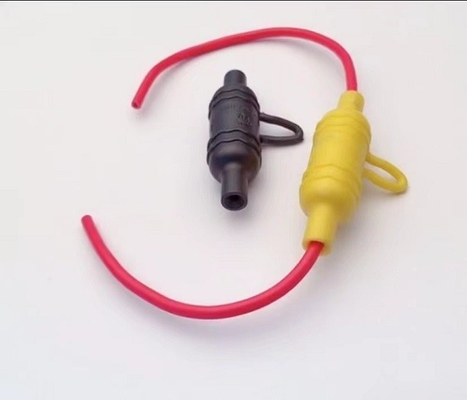 Support noir de fusible de bâti de panneau de 30 ampères, supports intégrés des véhicules à moteur de fusible