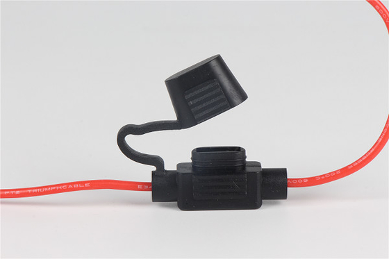 Support noir de fusible de bâti de panneau de 30 ampères, supports intégrés des véhicules à moteur de fusible