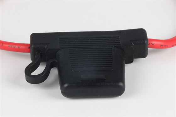 Support noir de fusible de bâti de panneau de 30 ampères, supports intégrés des véhicules à moteur de fusible