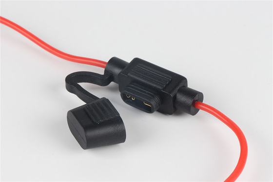 Support noir de fusible de bâti de panneau de 30 ampères, supports intégrés des véhicules à moteur de fusible