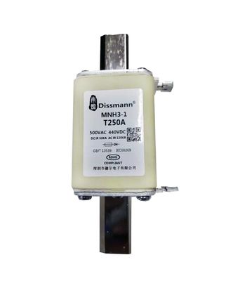 Le fusible des véhicules à moteur à haute tension de tuyau de fibre, le fusible 250a ccc de NH a certifié