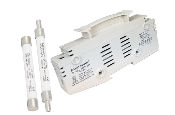 Fusible solaire de 10×85 picovolte, blanc 30 norme micro du fusible à cartouche d'ampère IEC60269.6