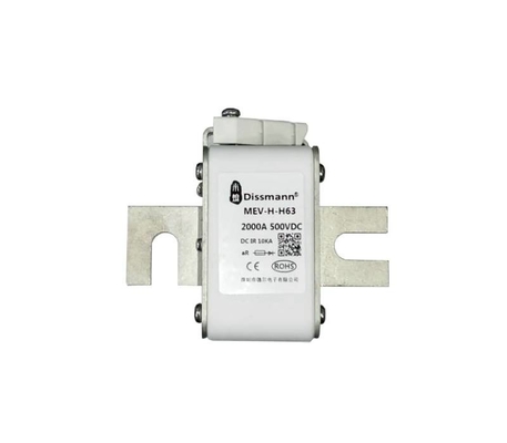 500VDC les fusibles des véhicules à moteur à forte intensité, 2000A ont évalué le fusible solaire actuel de picovolte