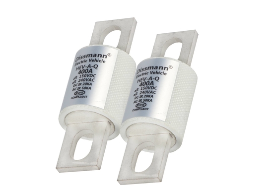 Fusible de protection du semi-conducteur ISO8820, tuyau de fibre fusible de C.C de 400 ampères