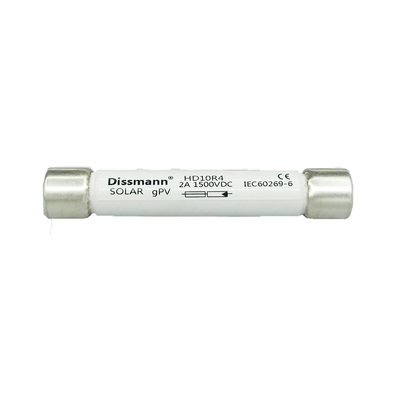 Fusible à haute tension de C.C 1500VDC, fusible solaire en céramique de cable électrique d'ampère