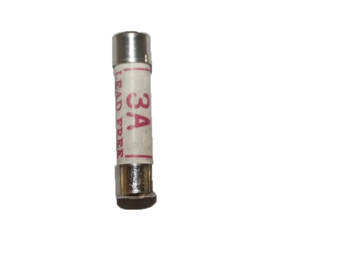 Fusibles standard britanniques de tube en céramique, fusible supérieur de la prise 3a nickelée