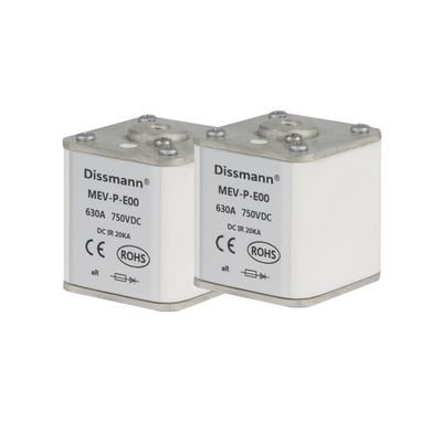 Type UL248-13 du fusible HRC de 630 ampères NH pour le système de stockage d'énergie