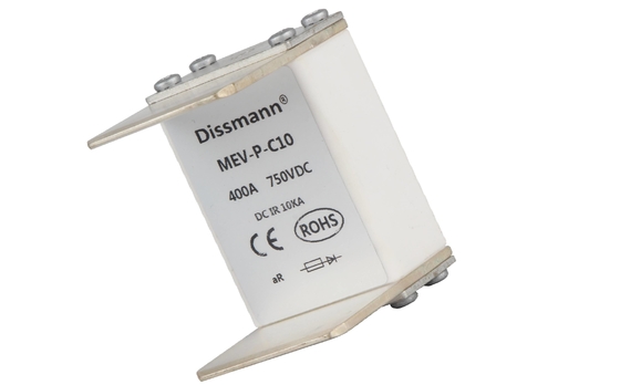 fusible de système de stockage de l'énergie de C.C 750V pour l'inverseur DC10KA cassant la capacité