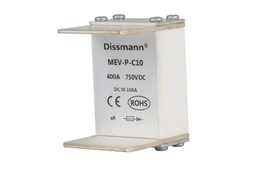 fusible de système de stockage de l'énergie de C.C 750V pour l'inverseur DC10KA cassant la capacité