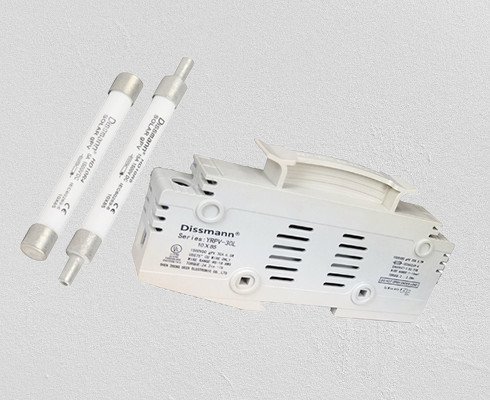 Fusible solaire de 10×85 picovolte, blanc 30 norme micro du fusible à cartouche d'ampère IEC60269.6