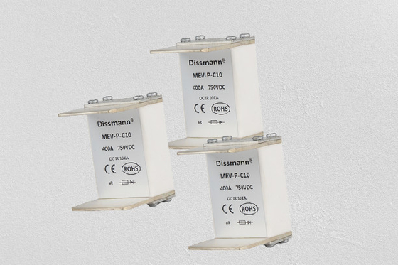 fusible de système de stockage de l'énergie de C.C 750V pour l'inverseur DC10KA cassant la capacité