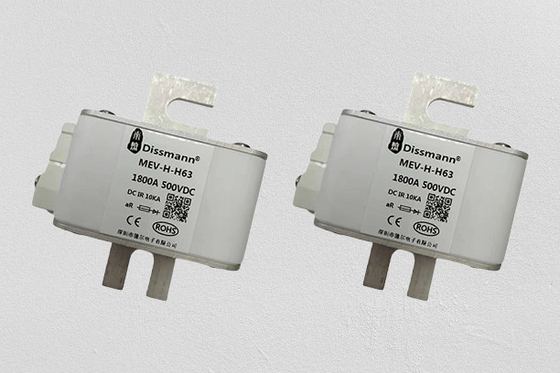 Fusible blanc 1800A, 500v fusible en céramique IEC60269 de protection de semi-conducteur